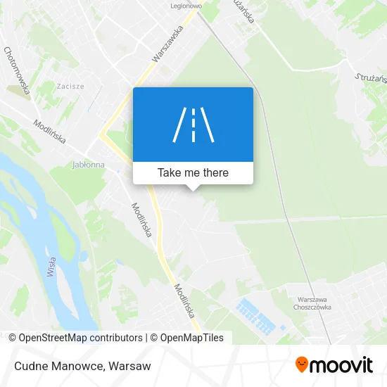 Карта Cudne Manowce