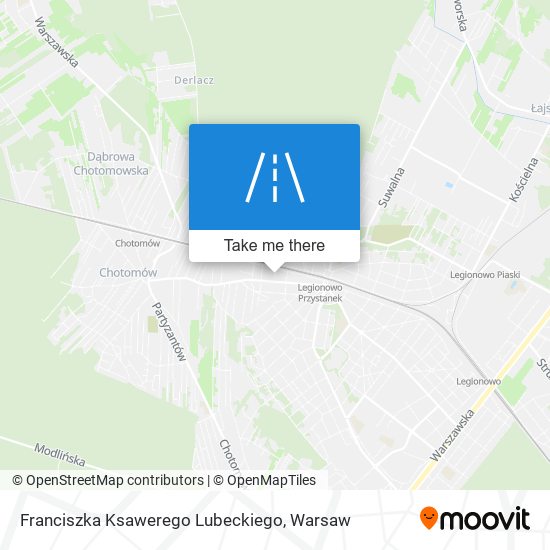 Franciszka Ksawerego Lubeckiego map