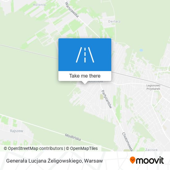 Карта Generała Lucjana Żeligowskiego