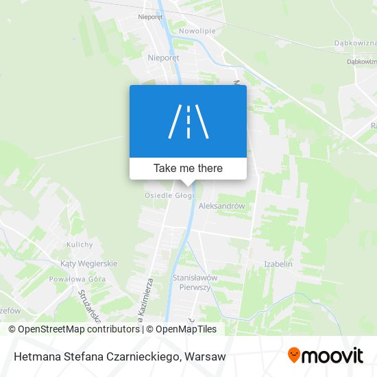 Hetmana Stefana Czarnieckiego map