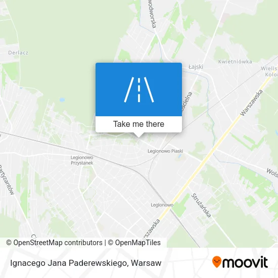 Карта Ignacego Jana Paderewskiego