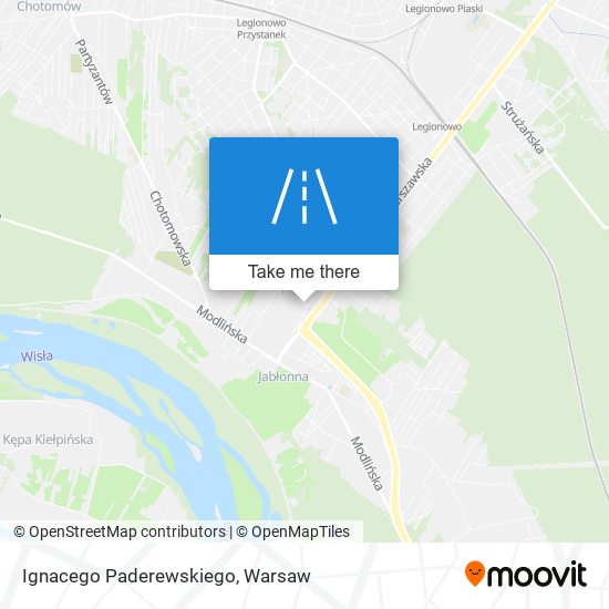 Ignacego Paderewskiego map