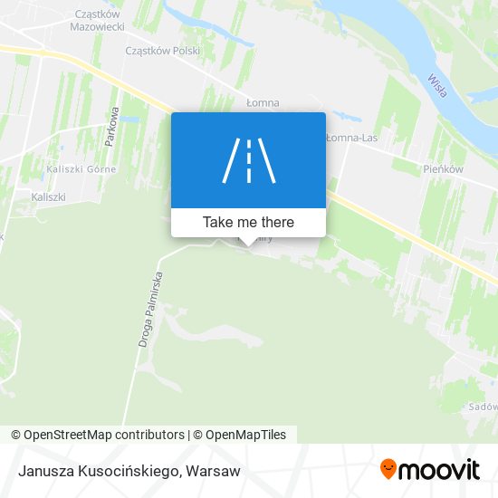 Janusza Kusocińskiego map