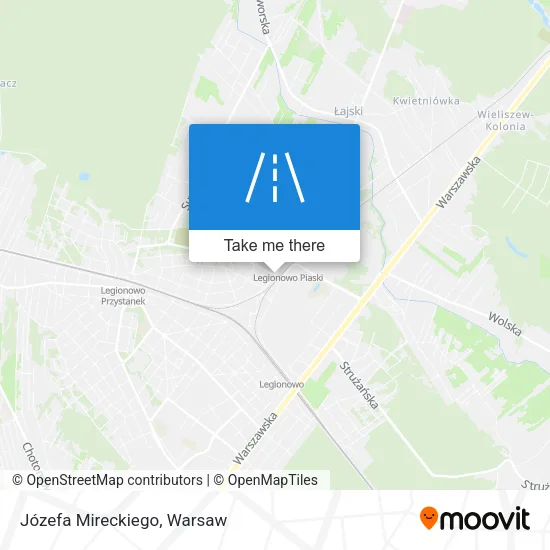 Карта Józefa Mireckiego