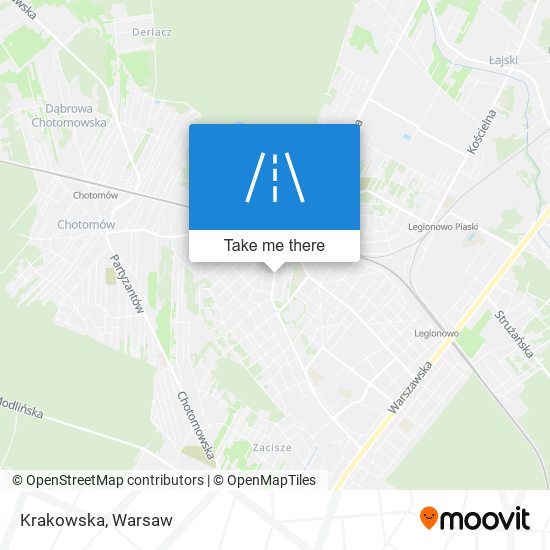 Krakowska map