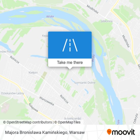 Majora Bronisława Kamińskiego map