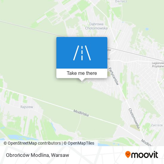 Obrońców Modlina map