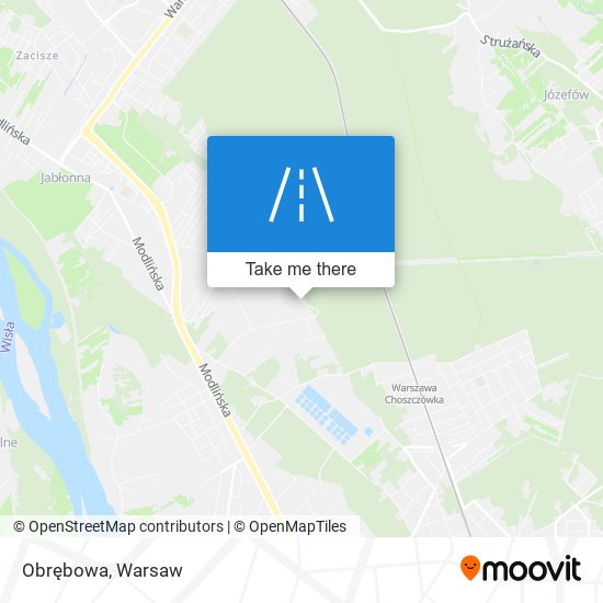 Obrębowa map