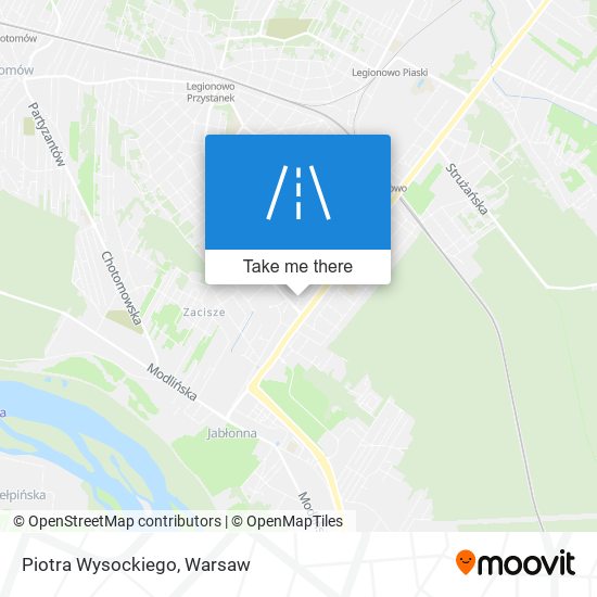 Piotra Wysockiego map