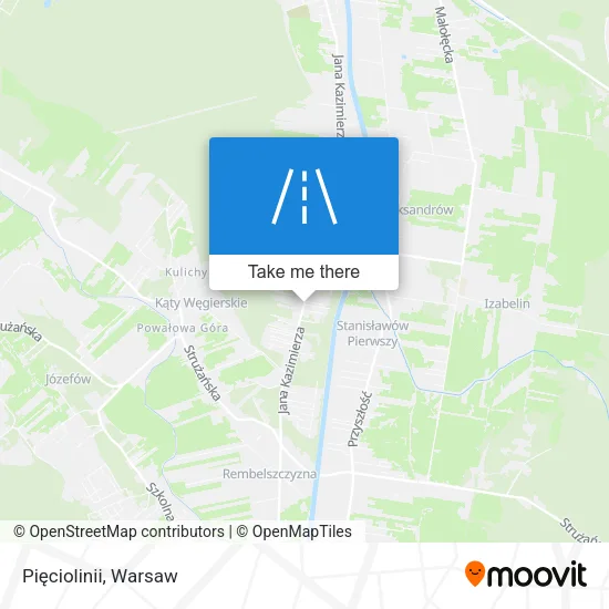 Карта Pięciolinii