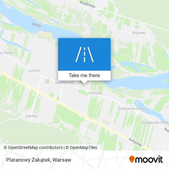 Platanowy Zakątek map