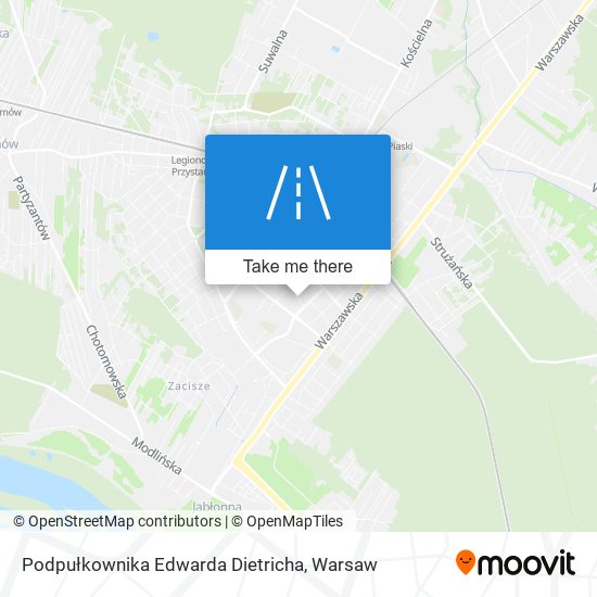 Podpułkownika Edwarda Dietricha map