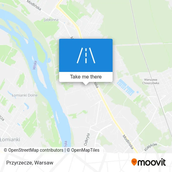 Карта Przyrzecze