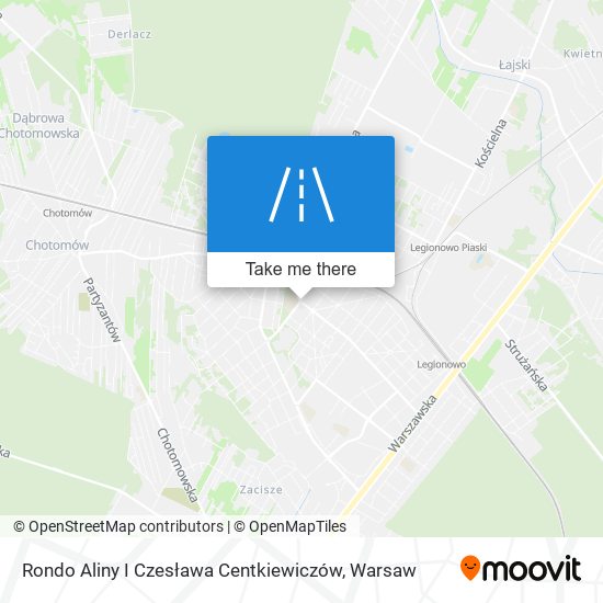 Rondo Aliny I Czesława Centkiewiczów map