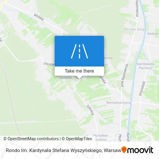 Карта Rondo Im. Kardynała Stefana Wyszyńskiego
