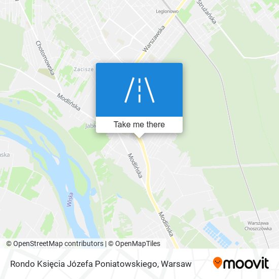 Rondo Księcia Józefa Poniatowskiego map