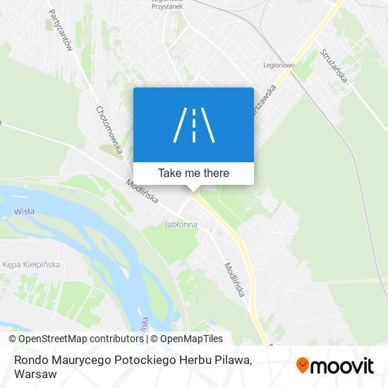 Rondo Maurycego Potockiego Herbu Pilawa map