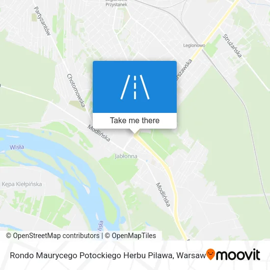 Карта Rondo Maurycego Potockiego Herbu Pilawa