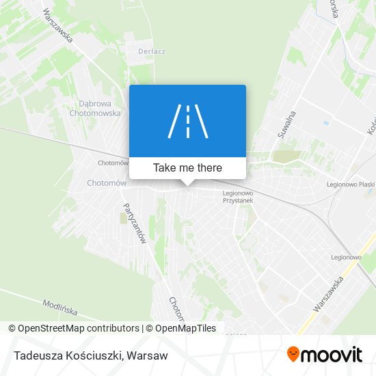 Tadeusza Kościuszki map