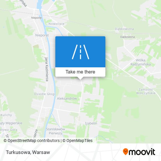 Turkusowa map