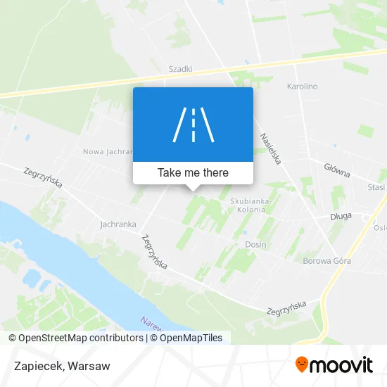Карта Zapiecek