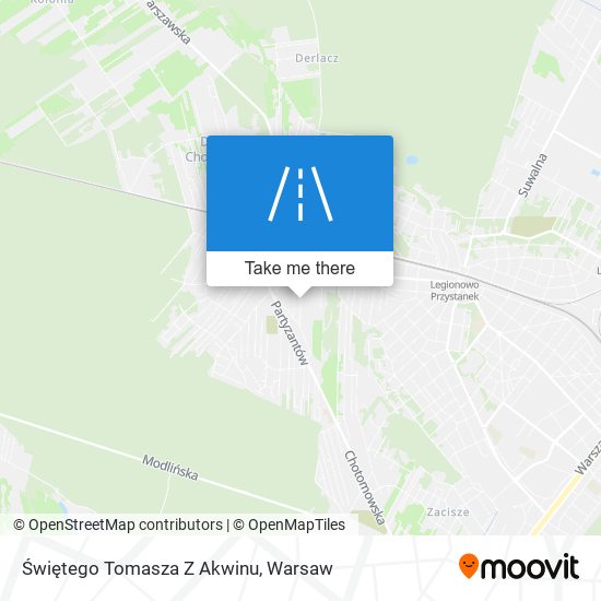 Świętego Tomasza Z Akwinu map