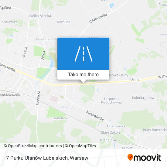 7 Pułku Ułanów Lubelskich map