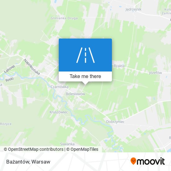 Bażantów map