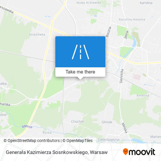 Generała Kazimierza Sosnkowskiego map