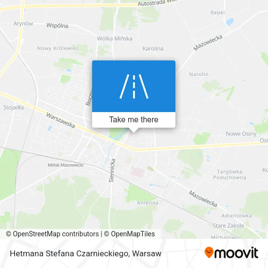 Карта Hetmana Stefana Czarnieckiego