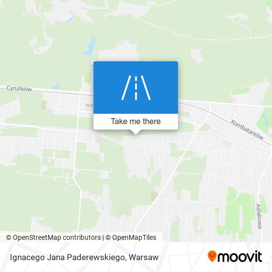 Ignacego Jana Paderewskiego map