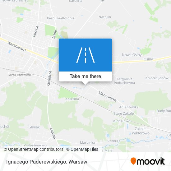 Ignacego Paderewskiego map