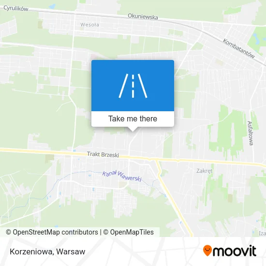 Карта Korzeniowa