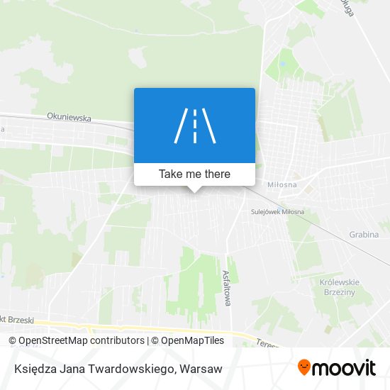 Księdza Jana Twardowskiego map