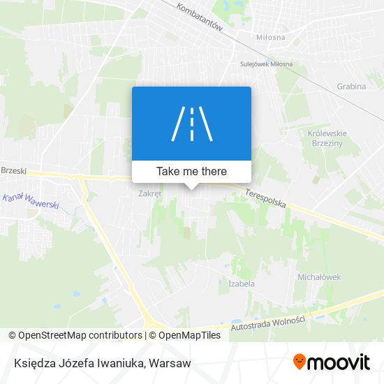 Księdza Józefa Iwaniuka map