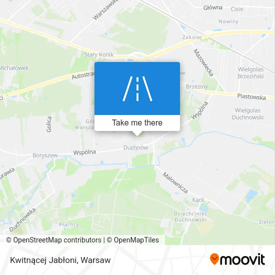 Карта Kwitnącej Jabłoni