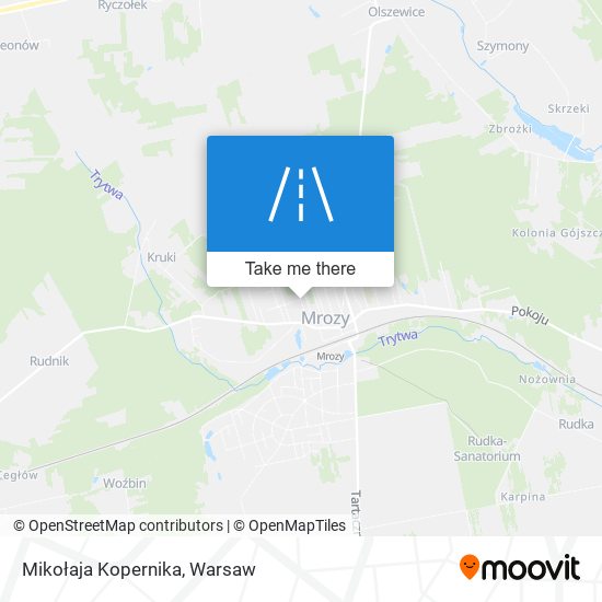 Mikołaja Kopernika map