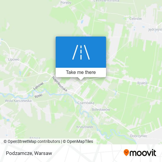 Podzamcze map