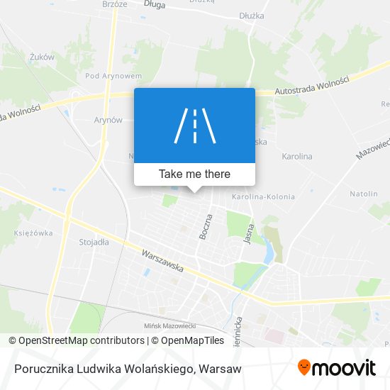 Porucznika Ludwika Wolańskiego map