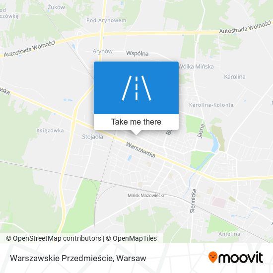 Warszawskie Przedmieście map