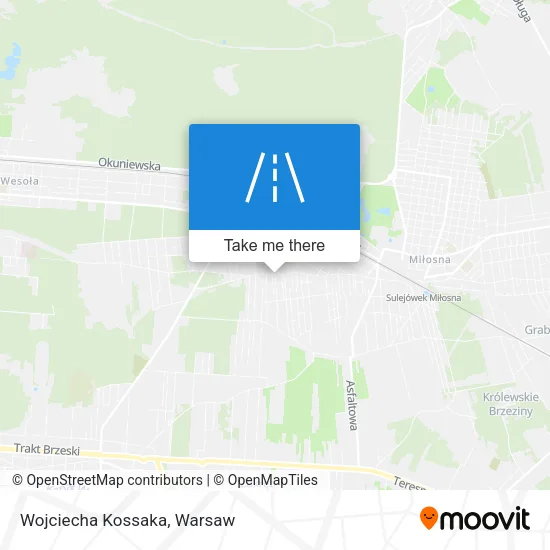Карта Wojciecha Kossaka