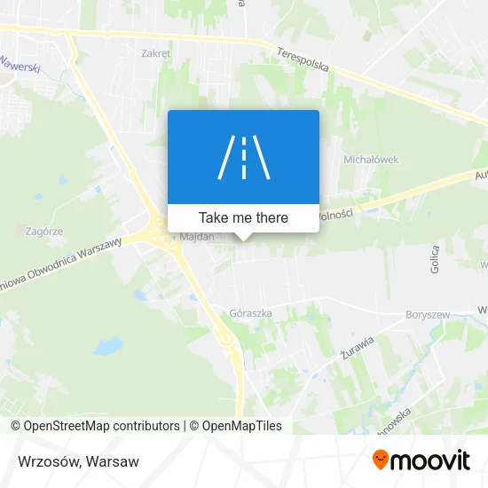Карта Wrzosów