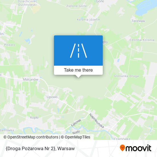 {Droga Pożarowa Nr 2} map