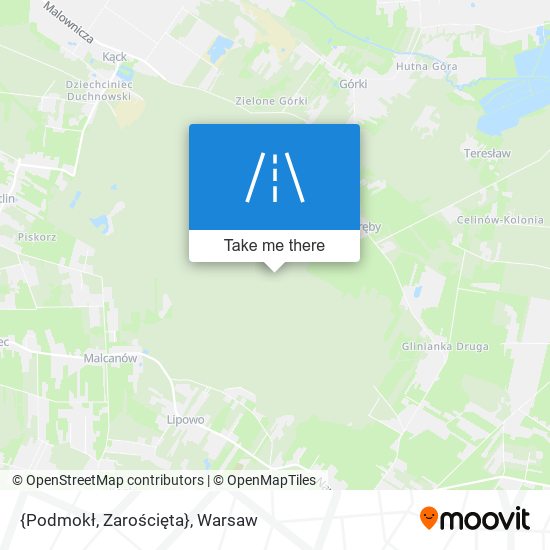 {Podmokł, Zarościęta} map