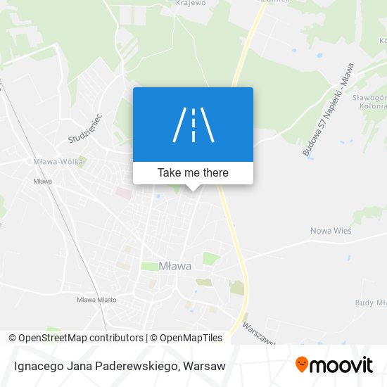 Ignacego Jana Paderewskiego map