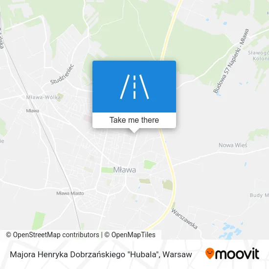 Карта Majora Henryka Dobrzańskiego "Hubala"