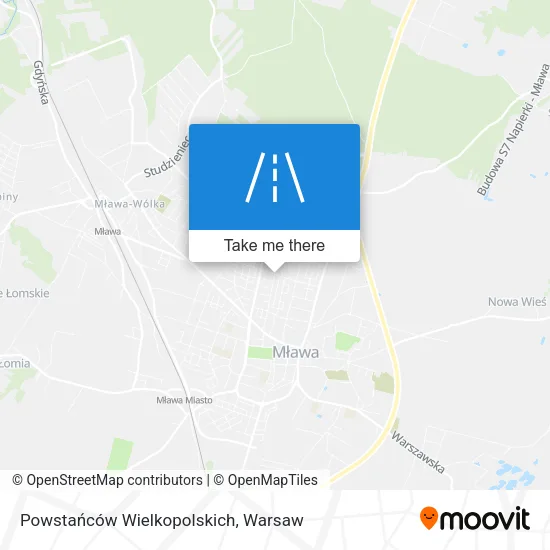Карта Powstańców Wielkopolskich