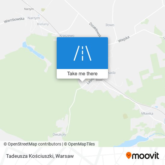 Tadeusza Kościuszki map