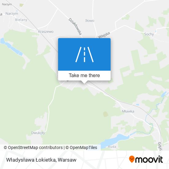 Władysława Łokietka map