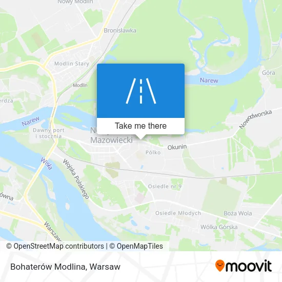 Карта Bohaterów Modlina
